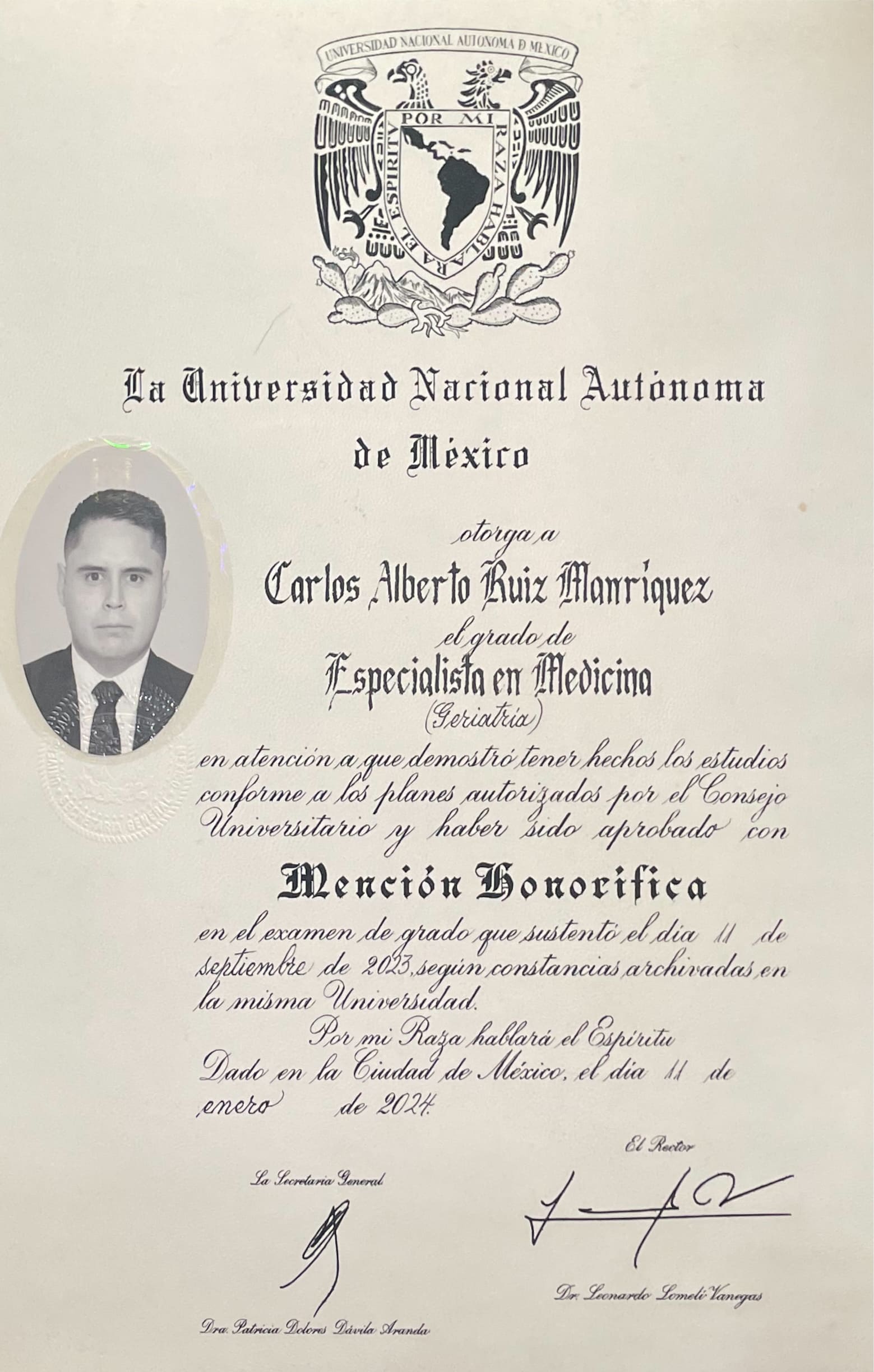 Diploma - Titulo de especialidad